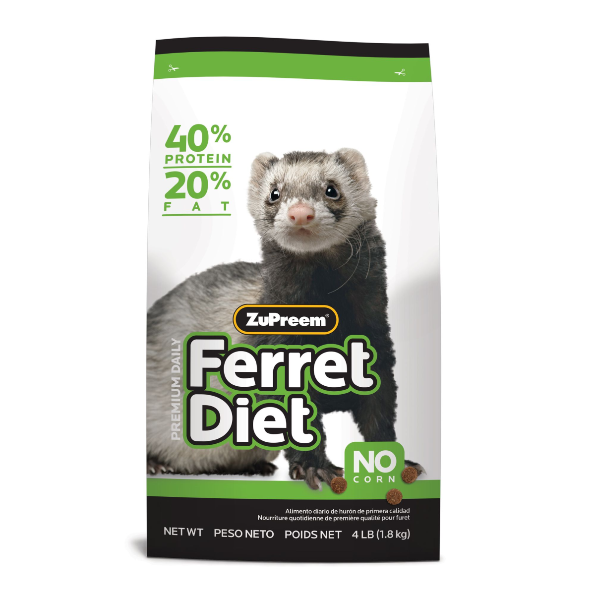 Premium Ferret Diet - 4lbs (1.8Kg)