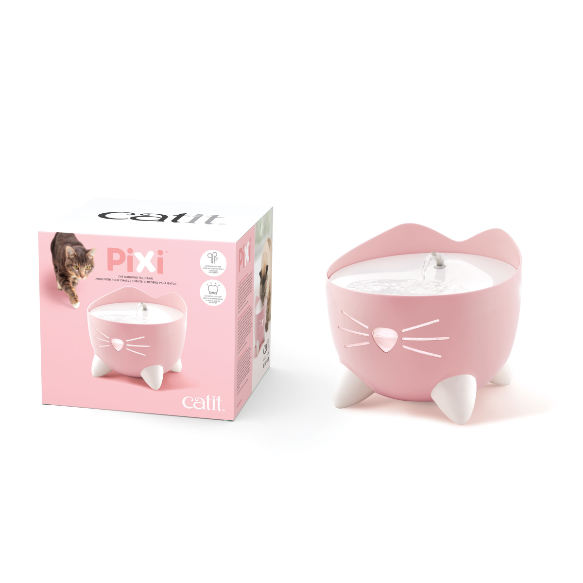 Catit Pixi Fountain - Light Pink/2.5L