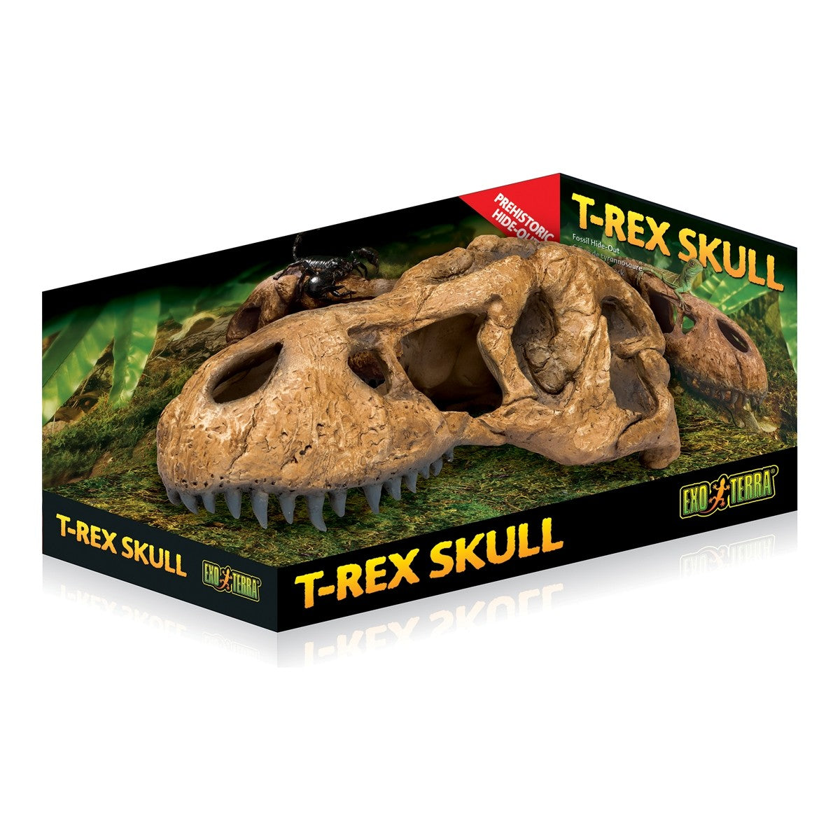 Exo Terra T-Rex Skull Fossil Hide Out