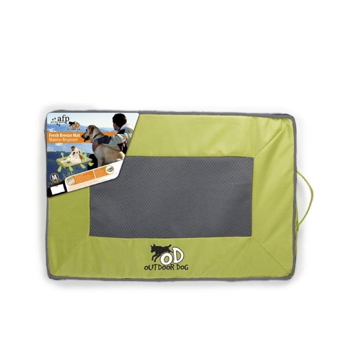 Quick Dry Outdoor Dog Mat M - Green