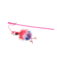 Thumbnail for Furry Ball - Fluffy Bird Wand - Red