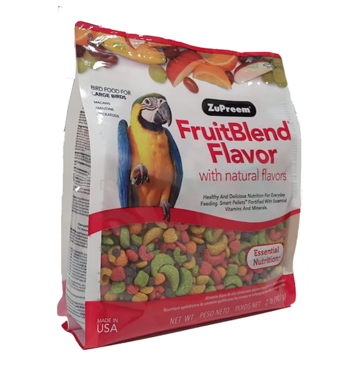 FruitBlend Flavor Large Parrot Food 2lb (0.91kg)