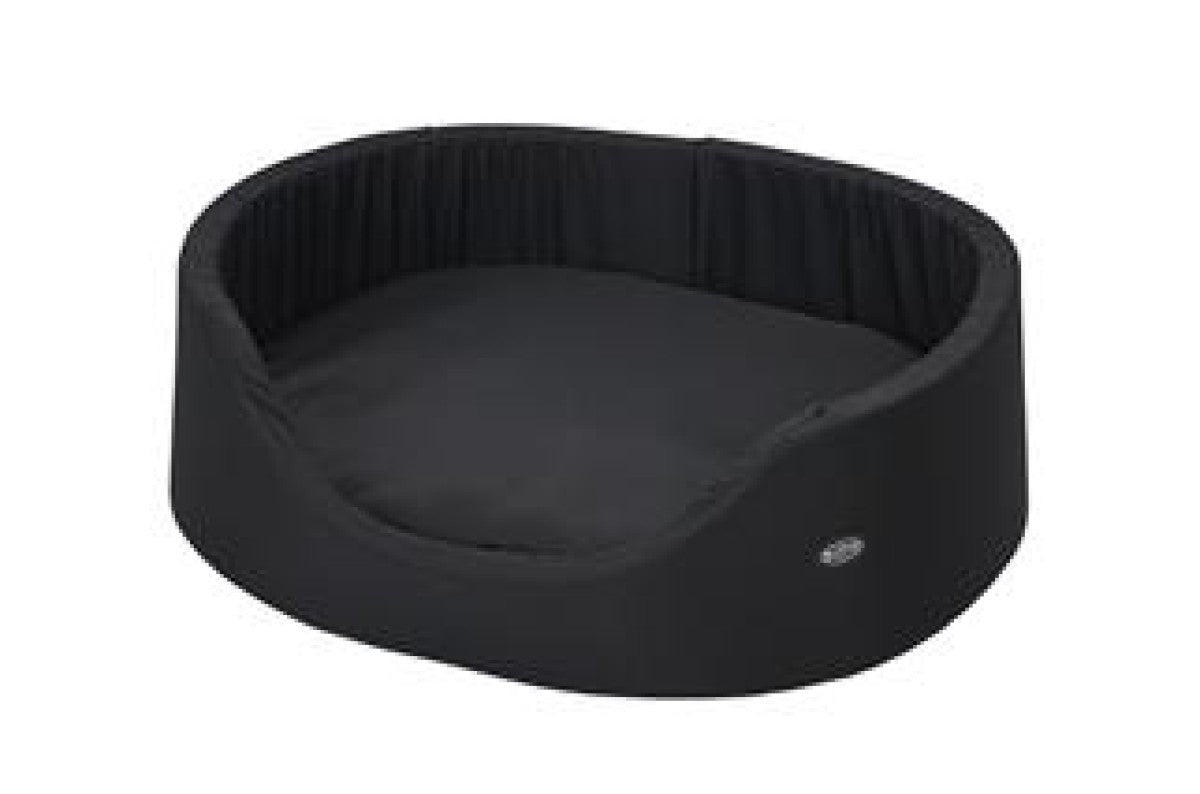 Buster oval bed Black 100cm