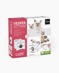 Thumbnail for Catit Vesper Cat Furniture Cottage - White