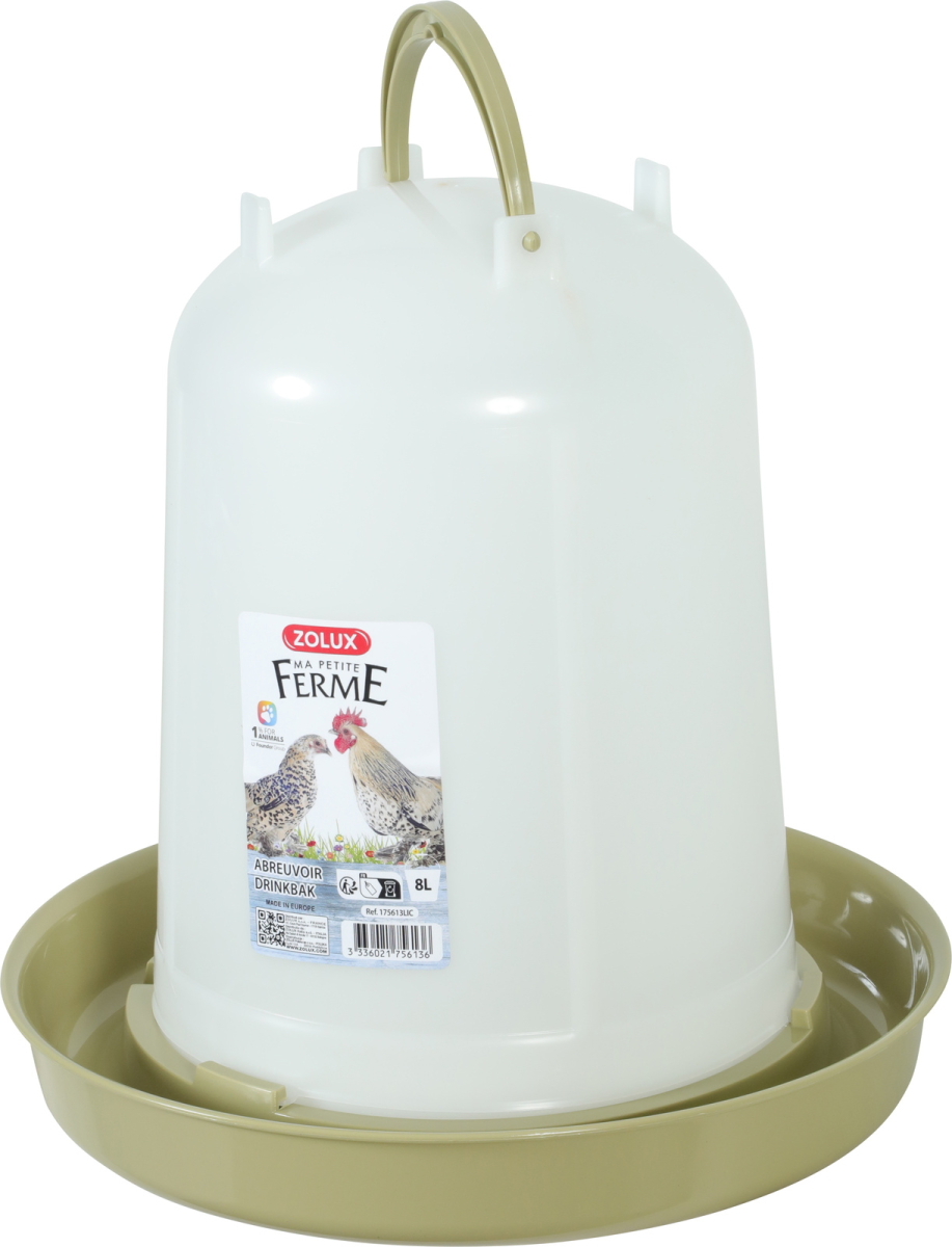 POULTRY WATER DRINKER 8L - GREEN