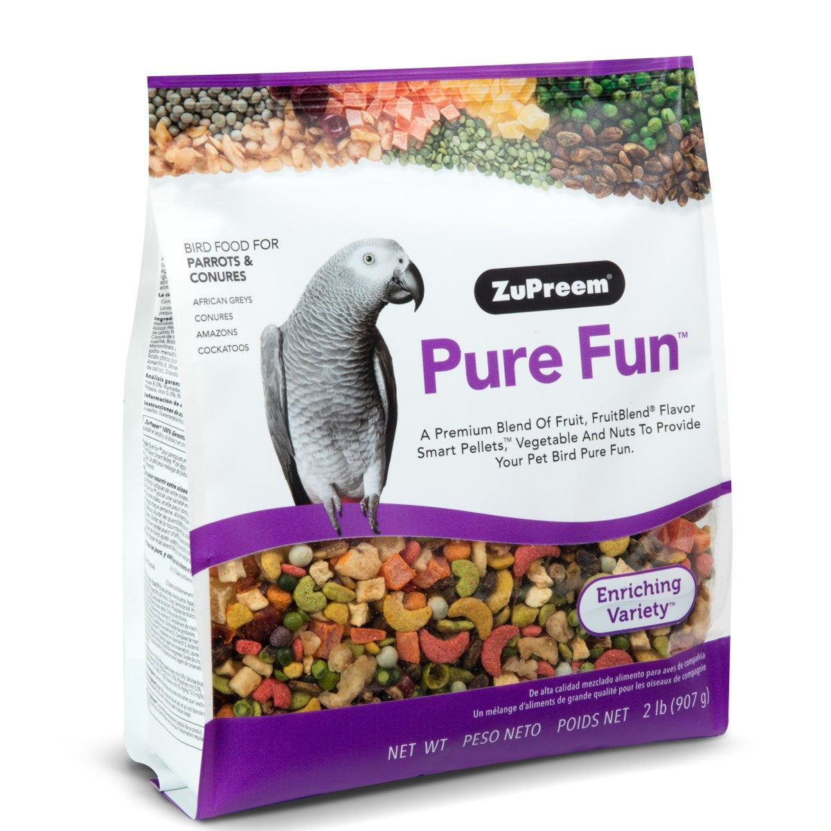 Pure Fun Parrots & Conures 2lb (0.91kg)