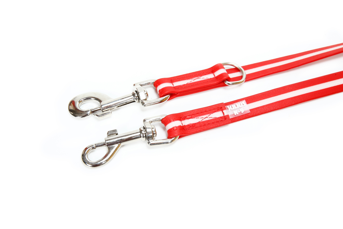 IDC Lumino Adjustable Leash - Red / Width 1.9 cm & Length 2.2 Meter