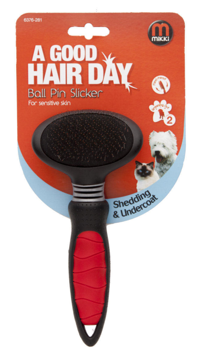 Ball Pin Slicker for Sensitive Skin - Small