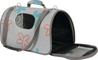 Thumbnail for PET CARRIER FLOWER GREY SMALL