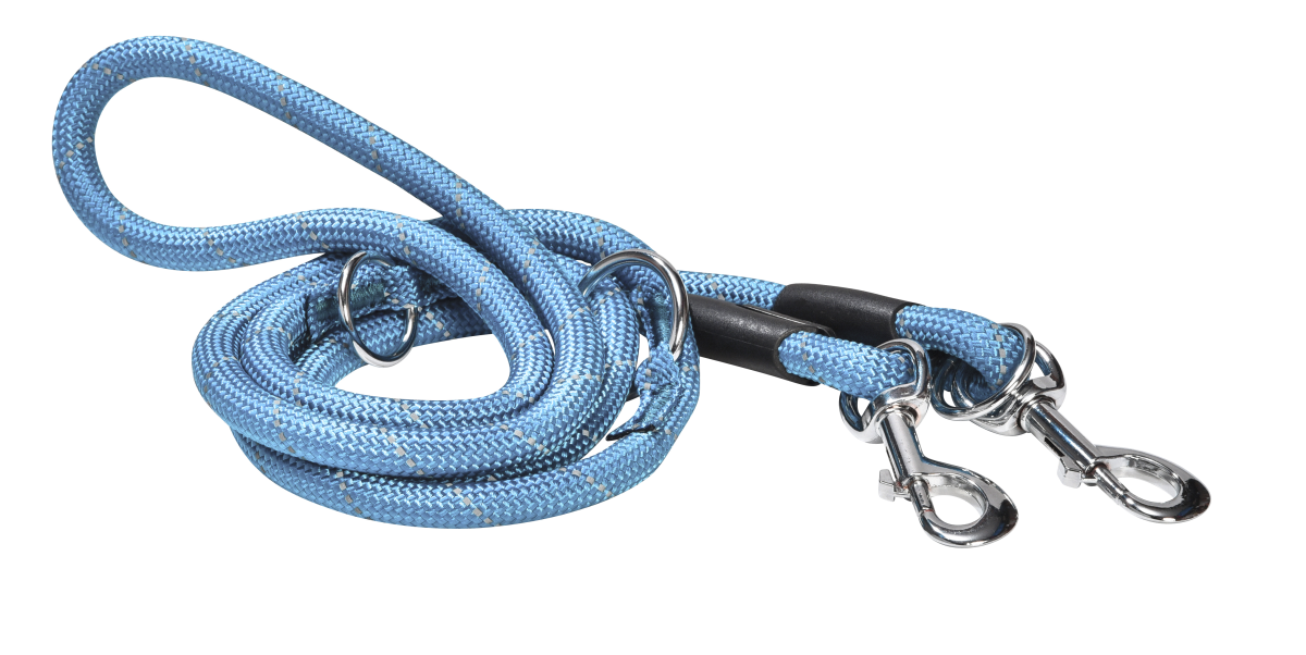 3 Positions Walk Leash Blue