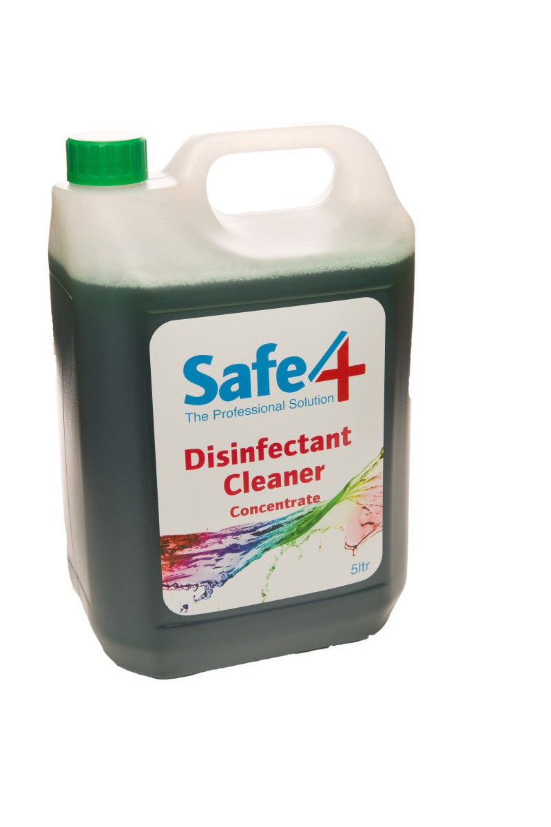 Safe4 Concentrated Disinfectant Cleaner, Apple Scent, 5 Litre