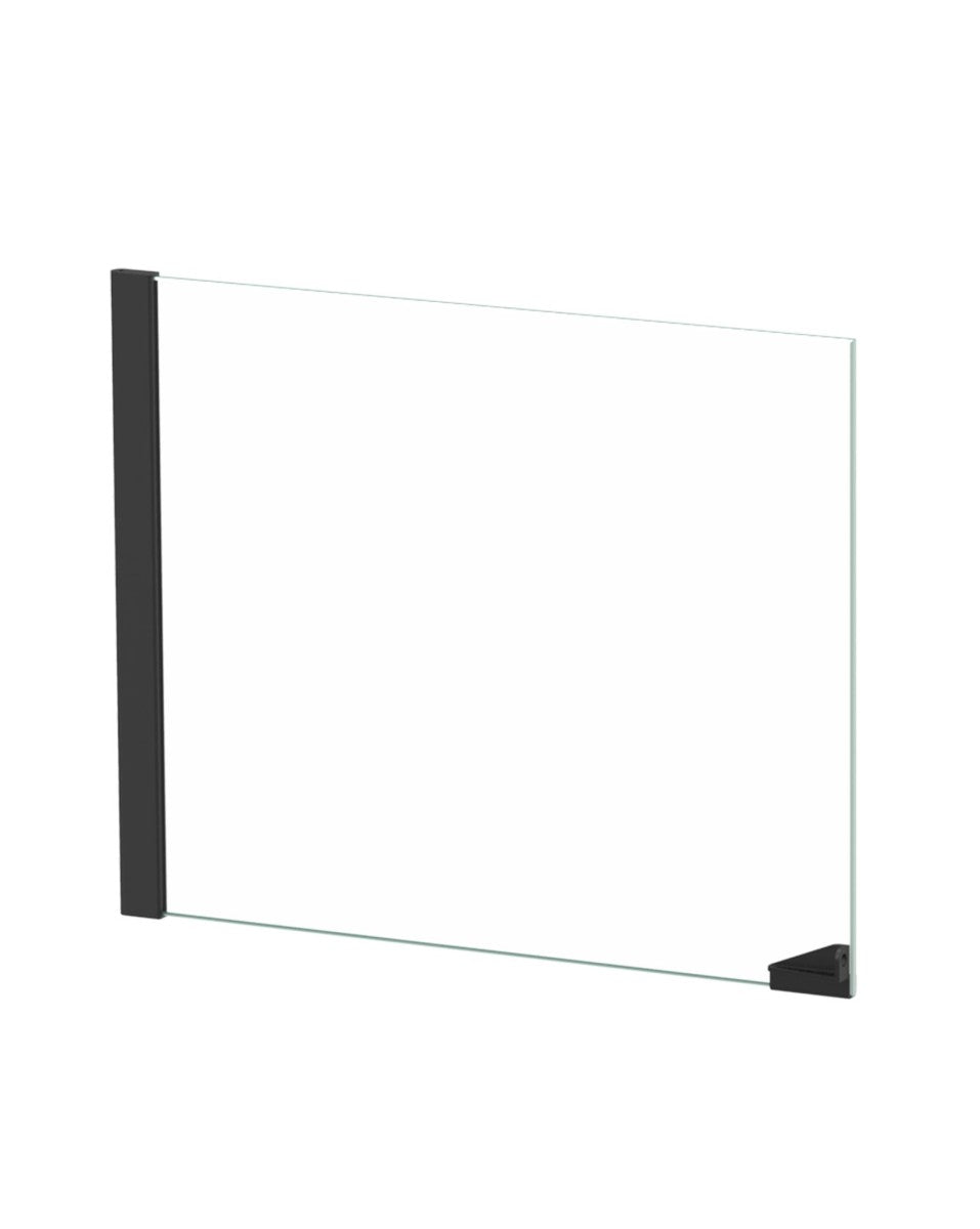 Spare Part Glass Door for Terrarium 132x45x75 - Left Door, Black