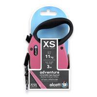 Thumbnail for Adventure retractable leash, 3 m - Extra-Small - Pink