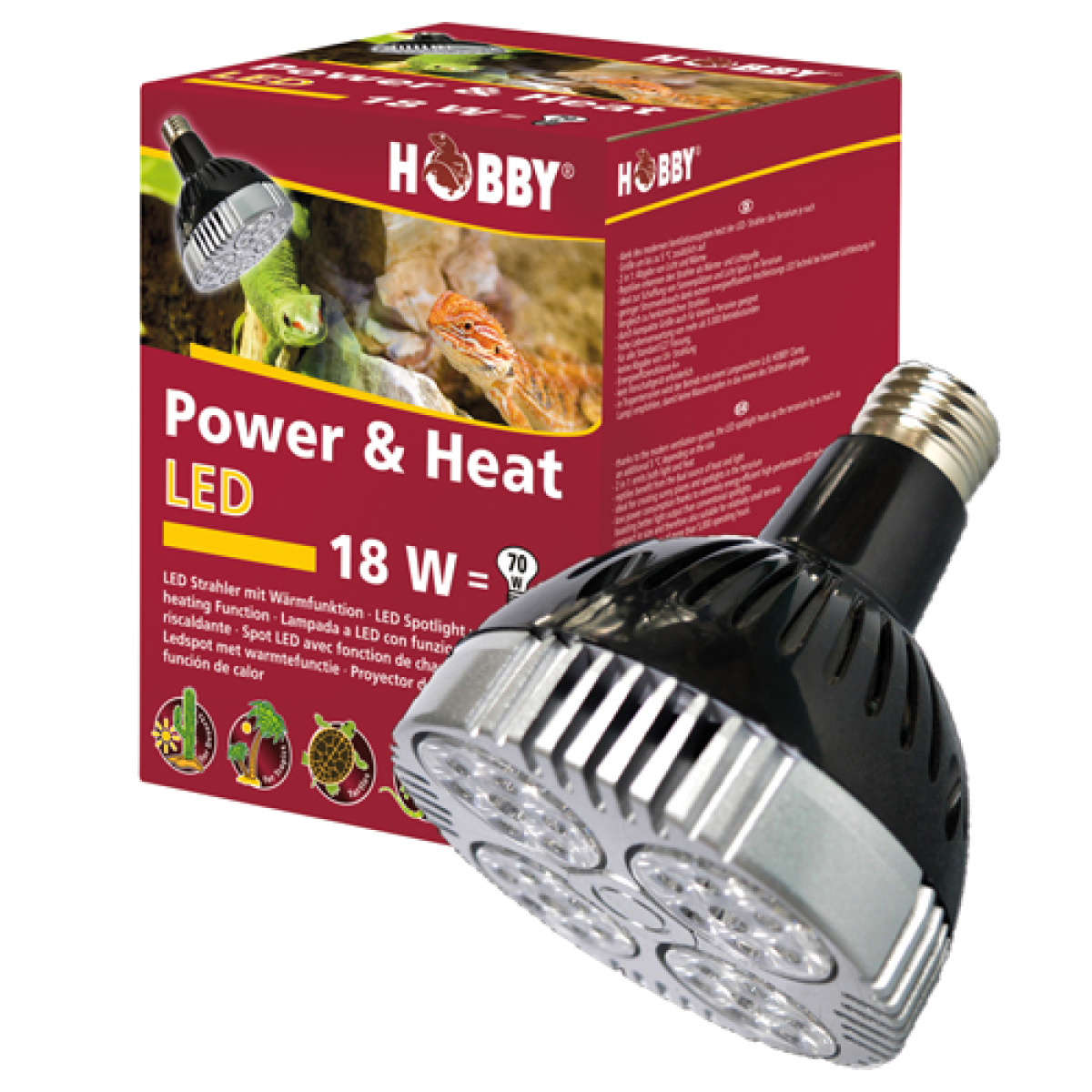 Power + Heat LED, 18 Watt