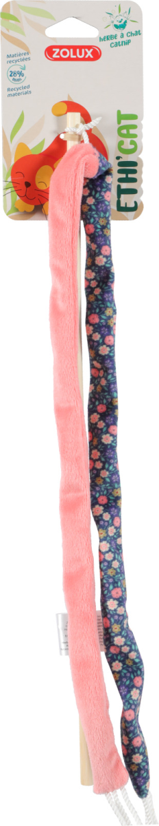 ETHICAT FLORAL RIBBON WAND TOY