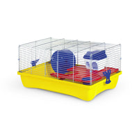 Thumbnail for H11 Hamster Cage - 58 x 32 x 38 cm/3 cages/Yellow & Red