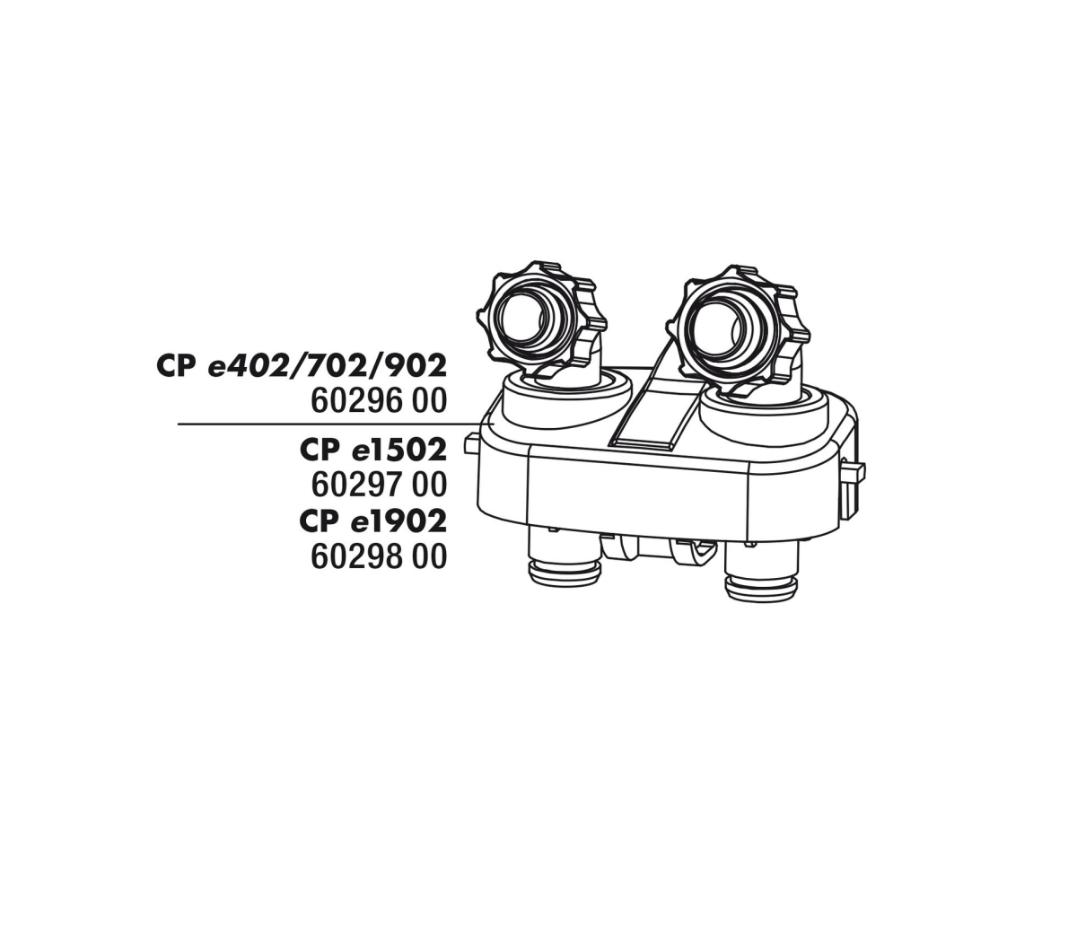 JBL CP e1502 Hose Connection Block C X02