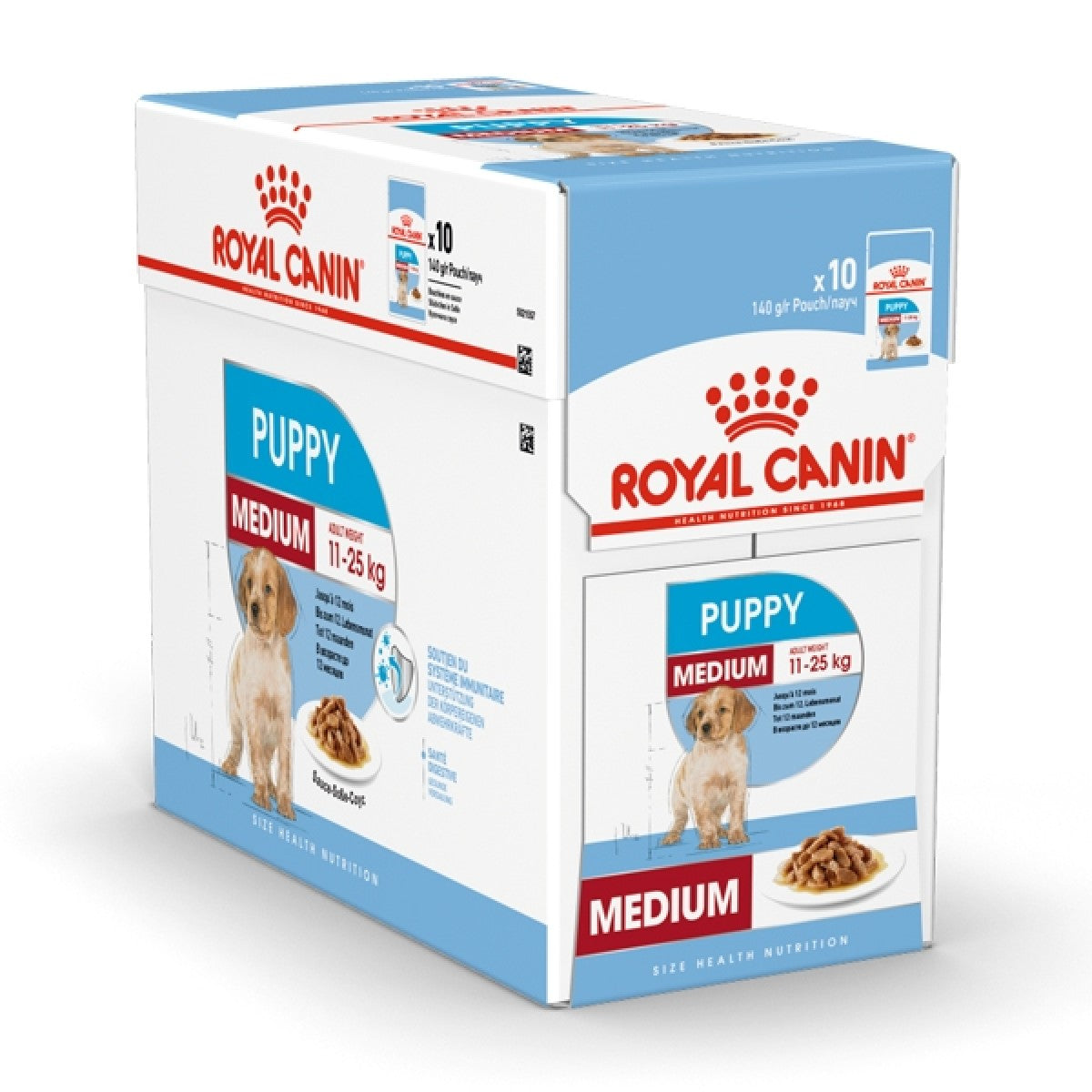 Size Health Nutrition Medium Puppy (WET FOOD - Pouches) 10 x 140g