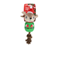 Thumbnail for Latex Christmas Rope Buddy - Reindeer Little Helper