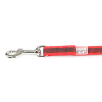 Thumbnail for Color & Gray with Handle Leash - Red-Gray Width 1.4 cm & Length 2 Meter