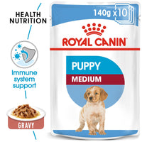 Thumbnail for Size Health Nutrition Medium Puppy (WET FOOD - Pouches) 10 x 140g