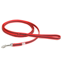 Thumbnail for Color & Gray with Handle Leash - Red-Gray Width 1.4 cm & Length 2 Meter