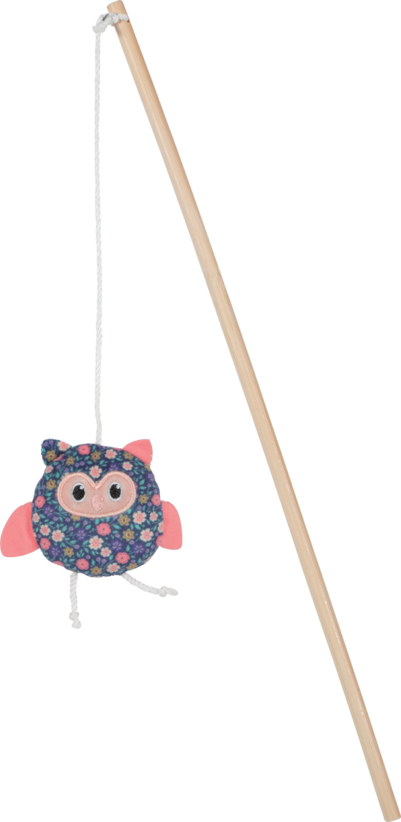 ETHICAT FLORAL OWL WAND TOY