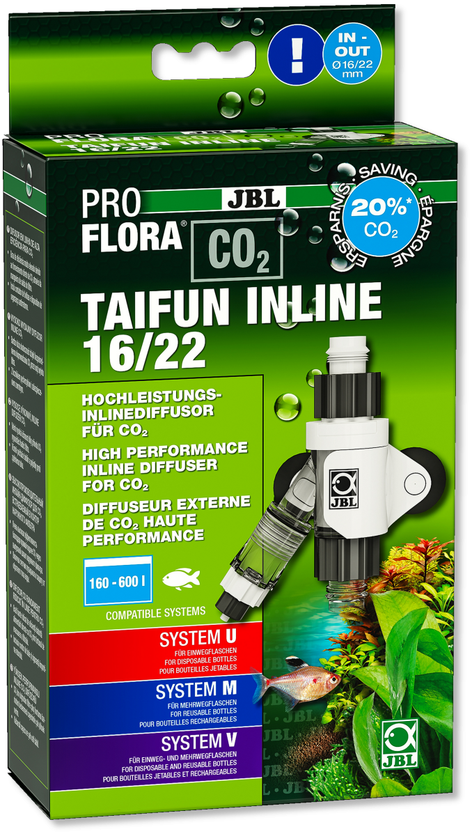 JBL PROFLORA CO2 TAIFUN INLINE 16/22