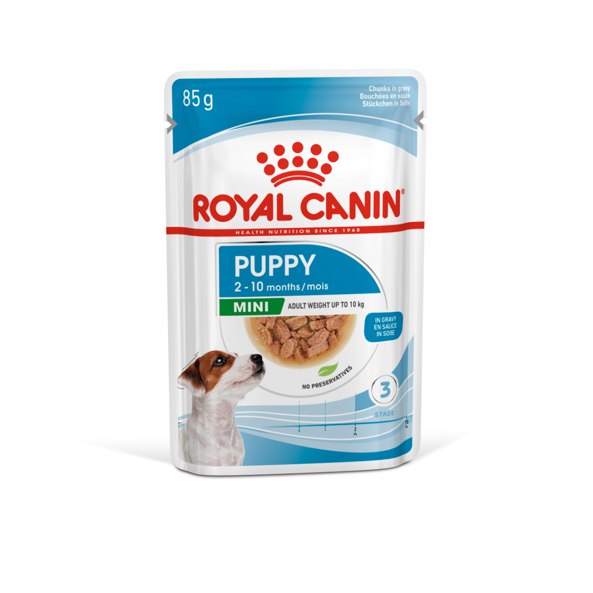 Size Health Nutrition Mini Puppy (WET FOOD - Pouches) 12 x 85g