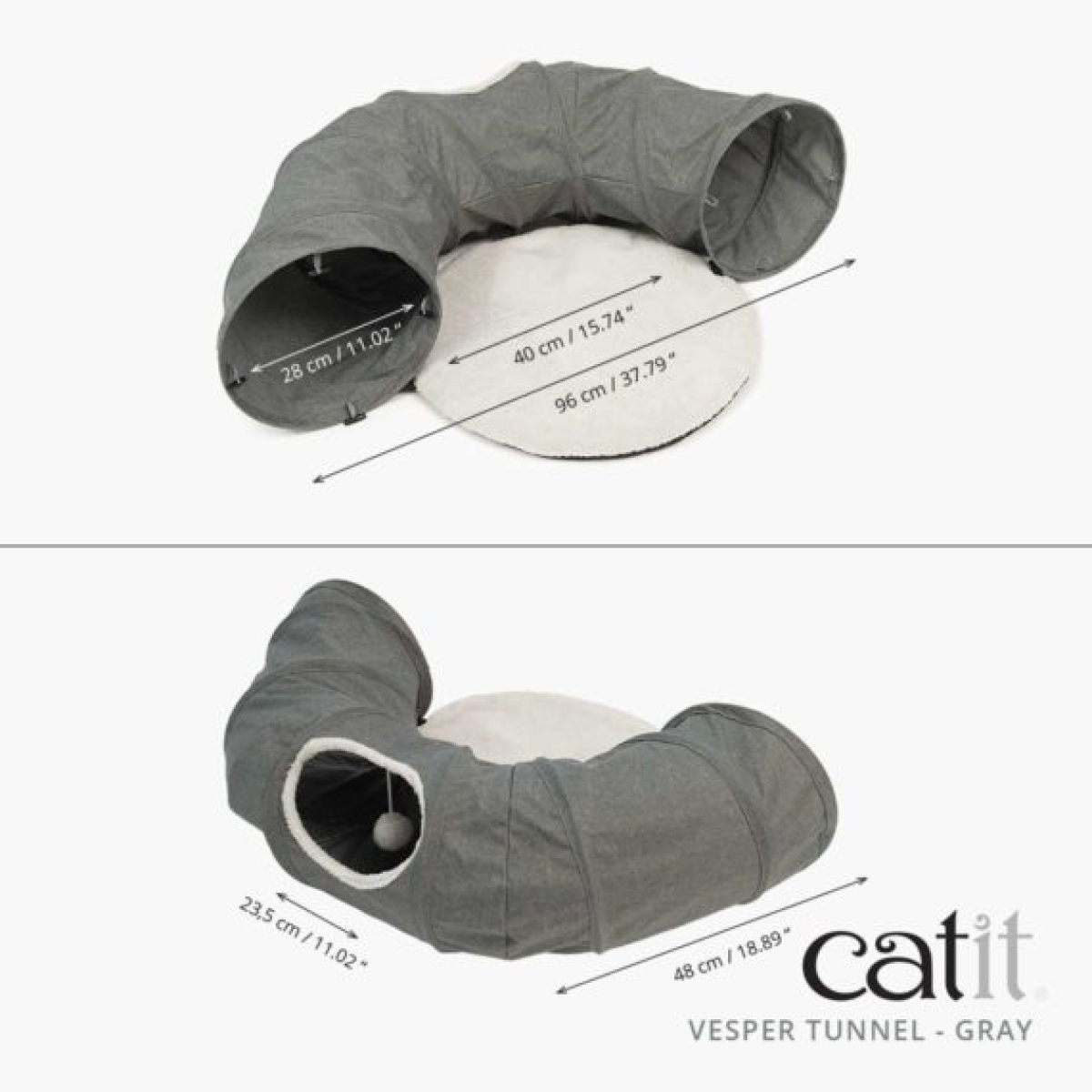 Catit Vesper Tunnel - Grey