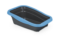 Thumbnail for Nella Cat Litter Tray with Frame - 58 x 37.5 x 18 cm/Blue