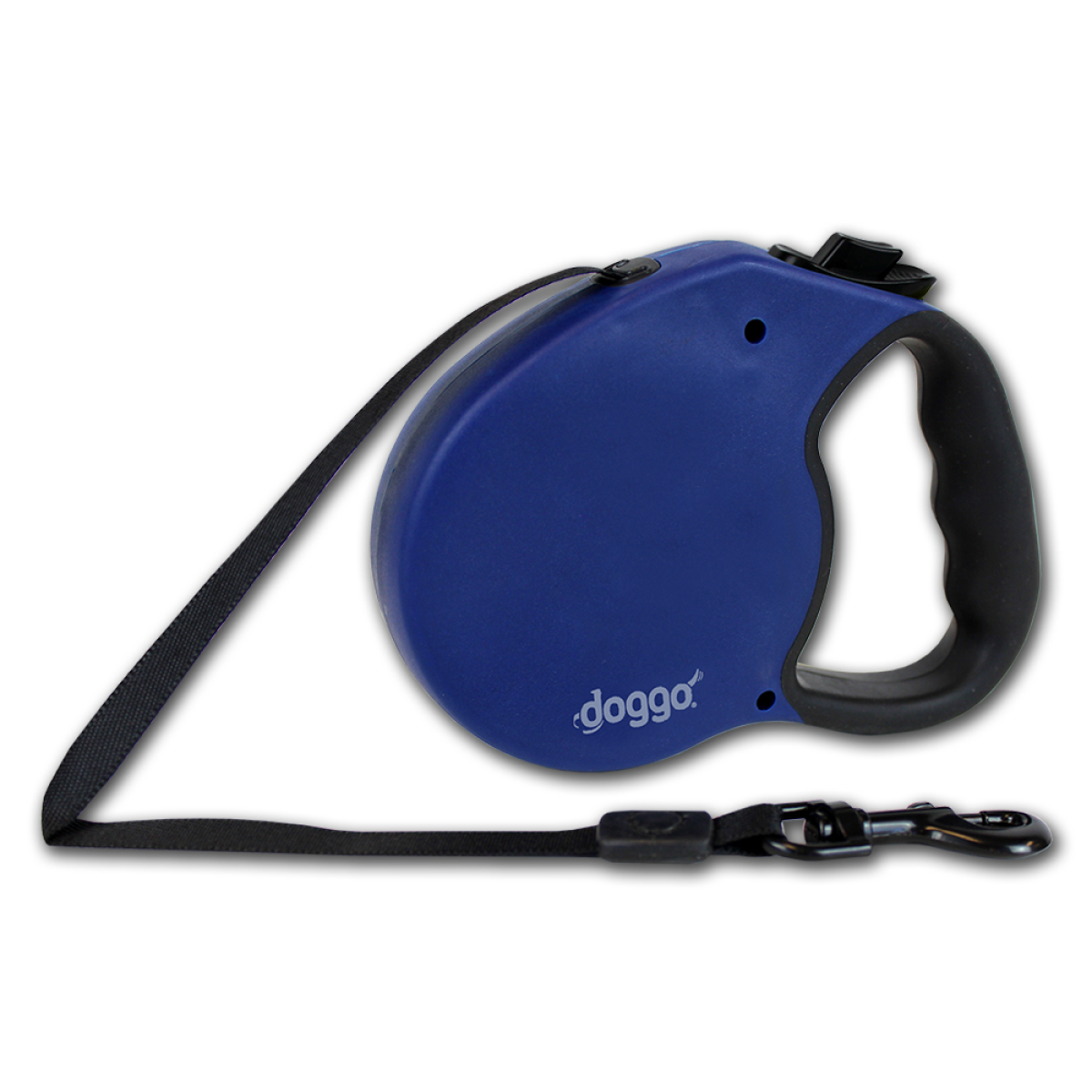 Doggo everyday retractable leash 5m, L, blue