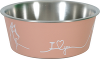 Thumbnail for Non-Slip Love Dog Bowl Pink 400 ml