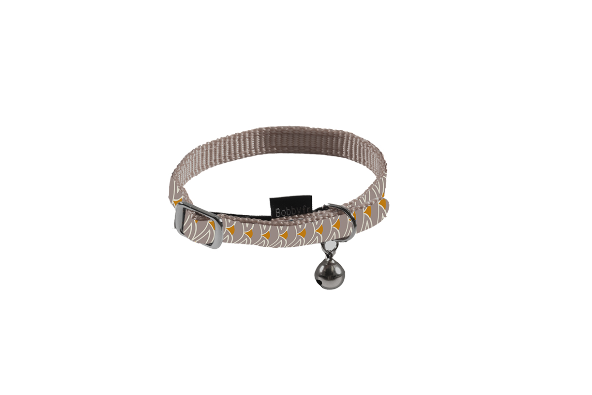 Geisha Cat Collar - Taupe