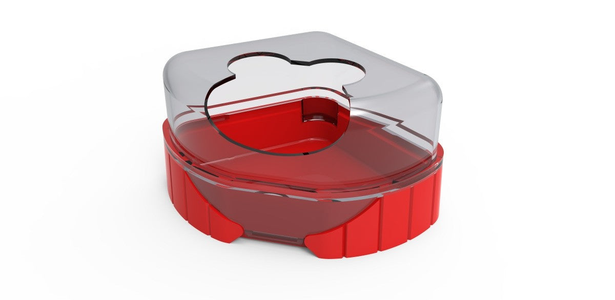 RODY.3 TOILET HOUSE GRENADINE - RED