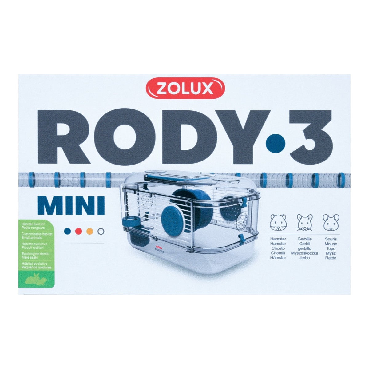 Rody 3 Mini Rodent Cage - Blue