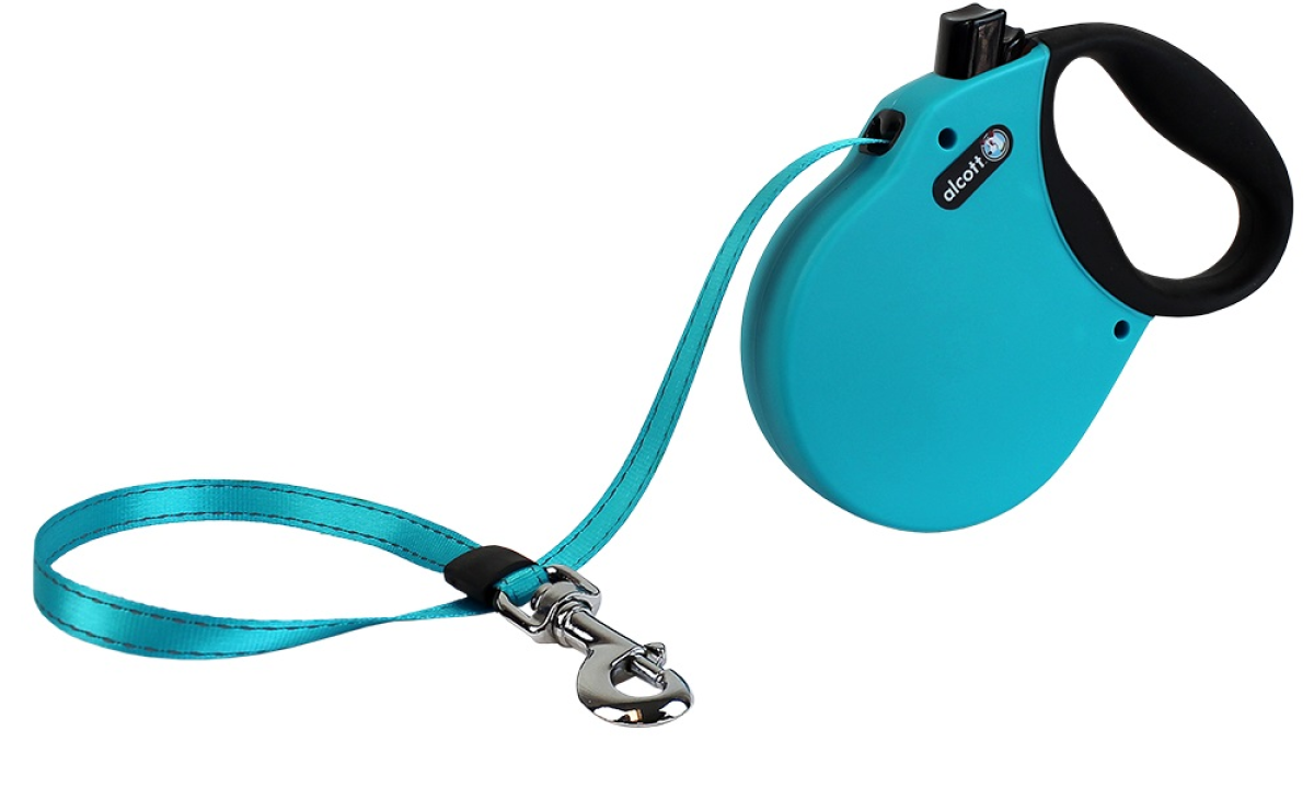 Adventure retractable leash, 5 m - Large - Blue