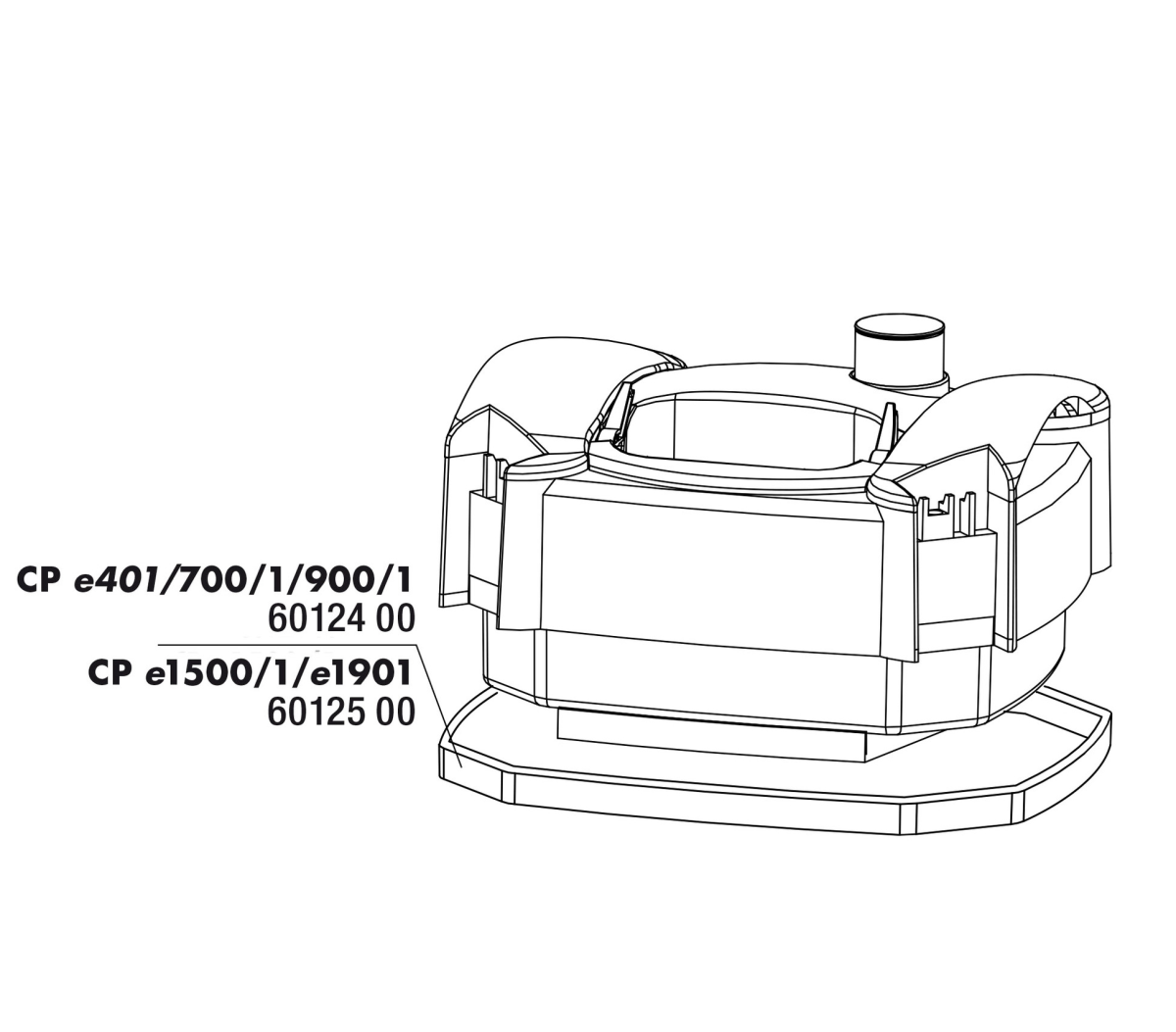 JBL CP e4/7/900/1,2 Pump Head Rubber Gasket