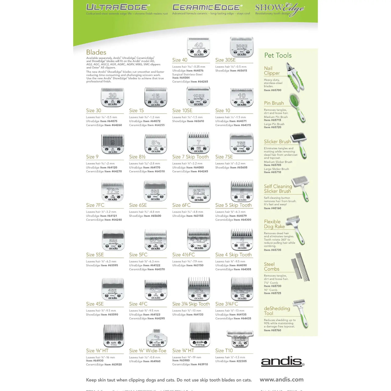 Andis UltraEdge® Detachable Blade[Blade Size - 7 FC / 3.2mm]