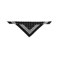 Hunter Cotton Dog Scarf for Collars with Loops - Black