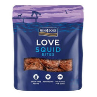 Fish4Dogs Squid Bites Dog Treats - 75g