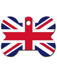 ID Tag Bone UK Flag
