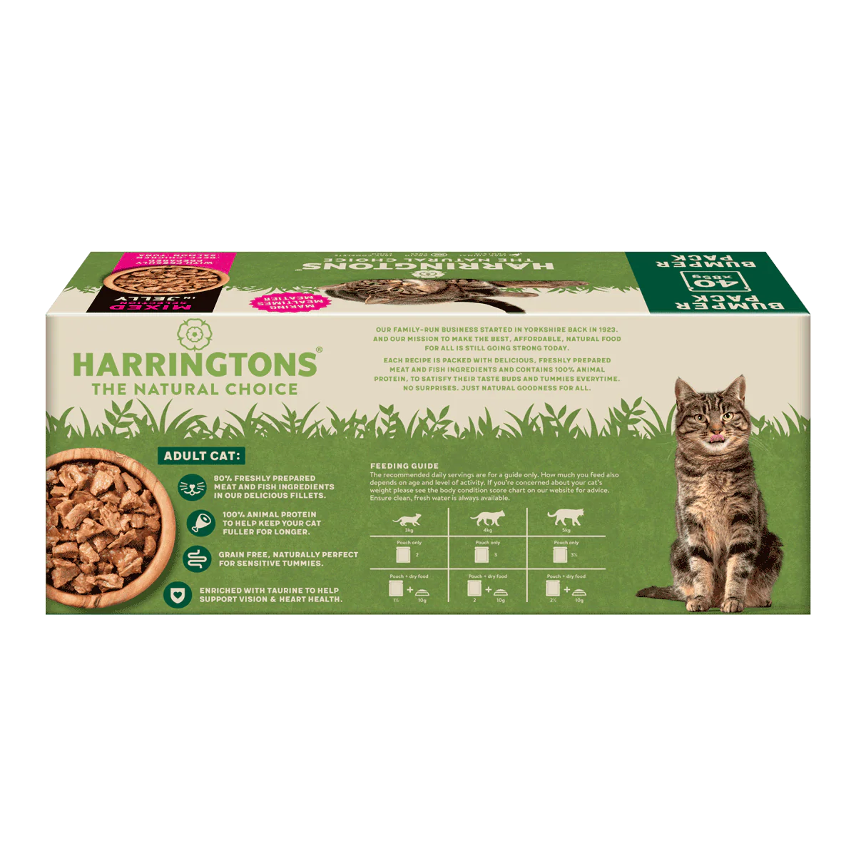 Harringtons Mixed Selection in Jelly Adult Wet Cat Food 40 x 85g Pouch