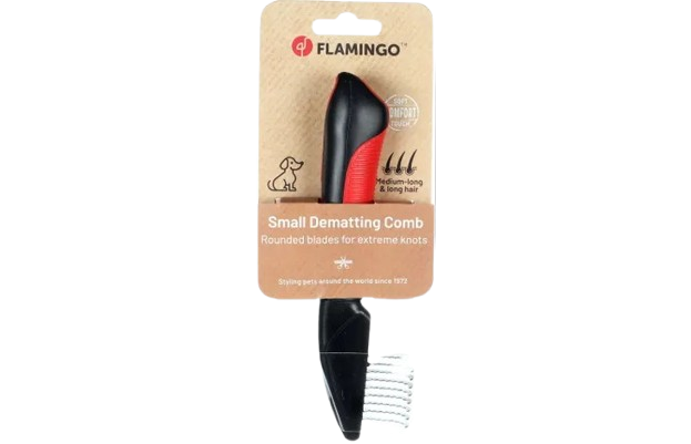 Flamingo Small Dematting Dog Comb - OS