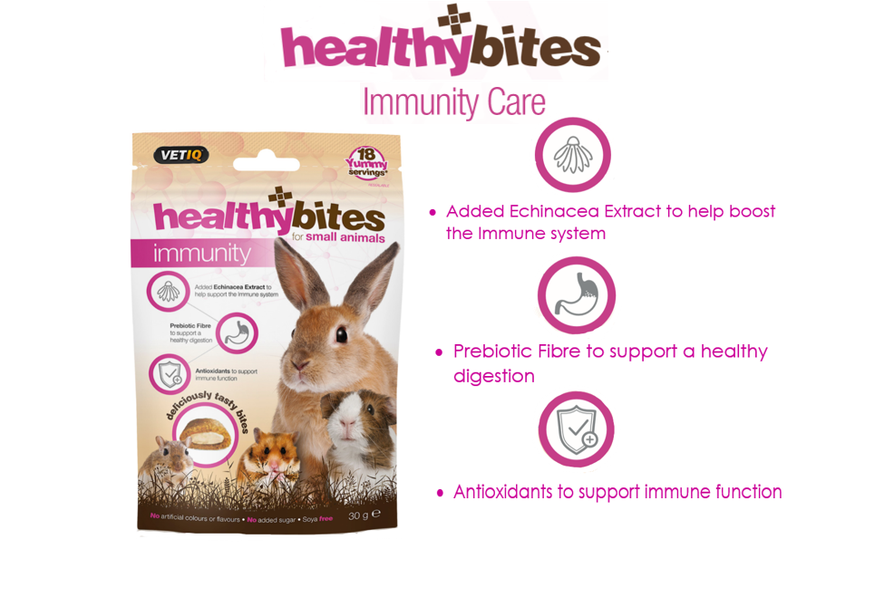 VetIQ Healthy Bites Immunity Care Small Animal Treats 30g - 30g