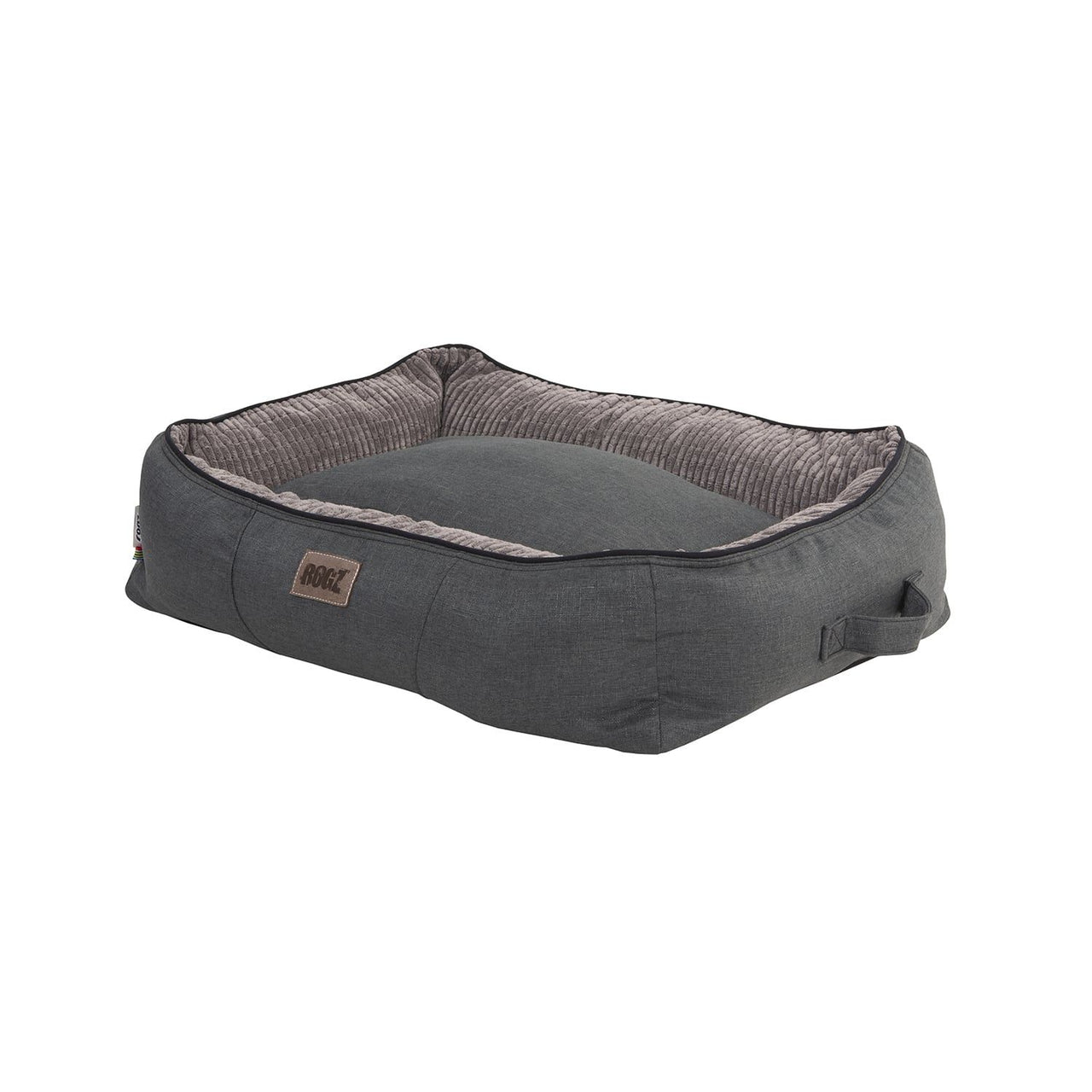 Rogz Indoor Cushion Dog Bed - OLIVE Medium