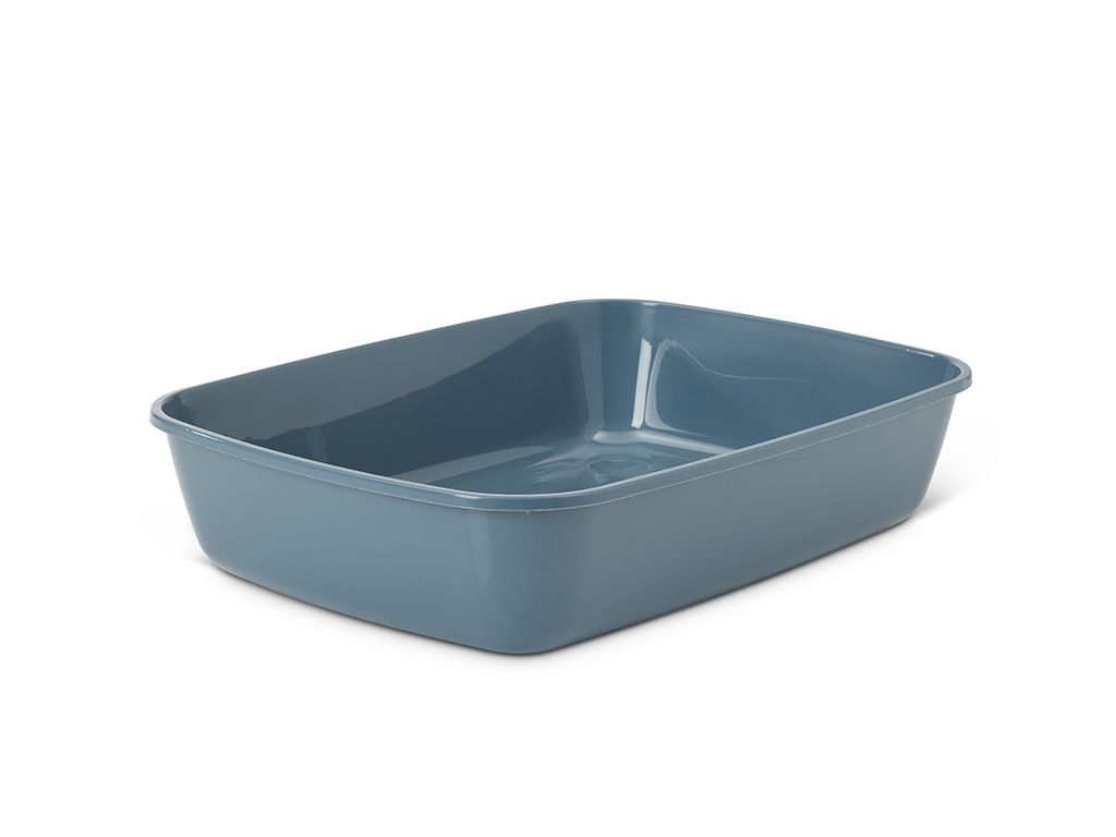 Savic Iriz Cat Litter Tray - BLUESTONE 42CM