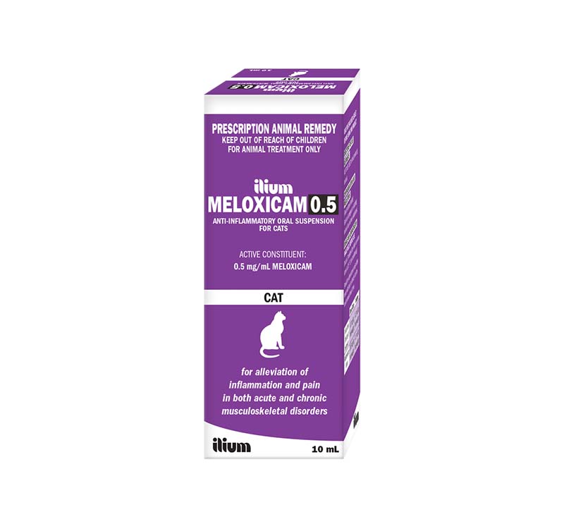 ilium Meloxicam Suspension 0.5 for Cats 10ml