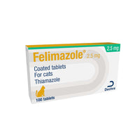 Felimazole® Coated Tablets (methimazole/Thiamazole) 2.5mg