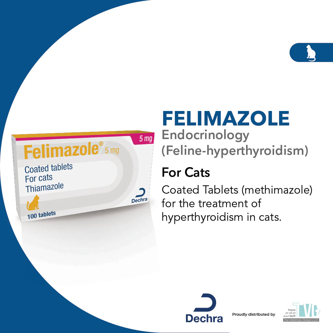 Felimazole® Coated Tablets (methimazole/Thiamazole) 5mg